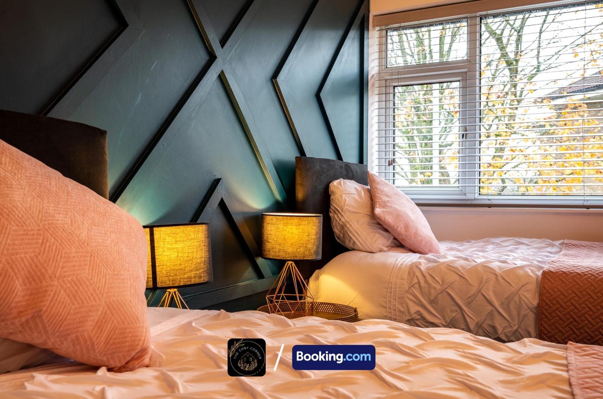 Cosy 3-Bed House, Garden & Free Parking In Stretford Manchester Exterior foto